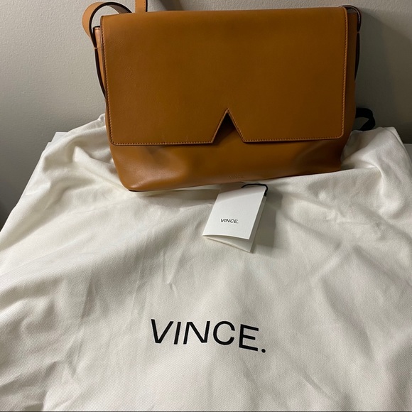VINCE BROWN CROSSBODY BAG - Picture 3 of 6